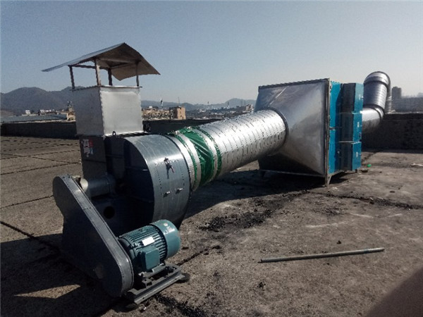 浙江華建鞋業(yè)有限公司VOCs廢氣治理工程——等離子有機(jī)廢氣凈化器(圖3)