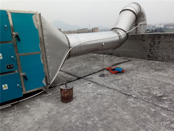 浙江華建鞋業(yè)有限公司VOCs廢氣治理工程——等離子有機(jī)廢氣凈化器(圖5)