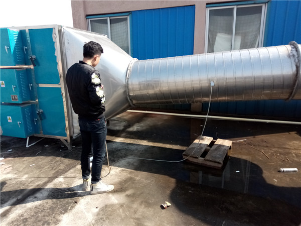 瑞安市遠(yuǎn)久鞋業(yè)有限公司VOCs廢氣治理工程——等離子有機(jī)廢氣凈化器(圖3) 瑞安市遠(yuǎn)久鞋業(yè)有限公司VOCs廢氣治理工程——等離子有機(jī)廢氣凈化器(圖3)