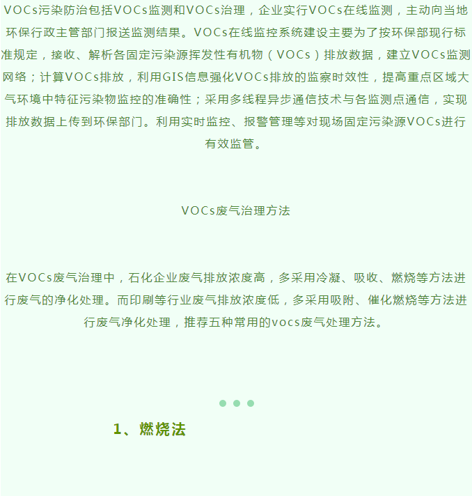 五種vocs廢氣處理技術(shù)方法(圖2)